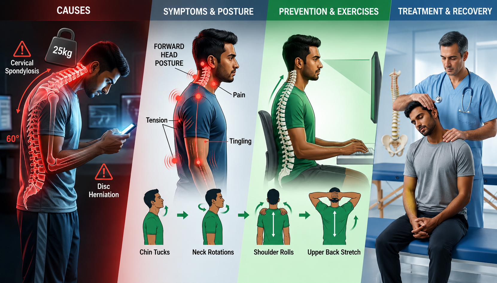 Tech Neck - Causes, Symptoms & Treatment